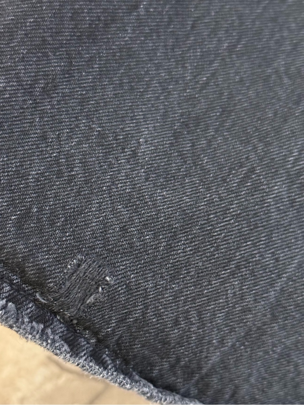 American Eagle A-Line Baggy Super Wide Leg Jeans | Black | 4 Regular - Picture 11 of 11